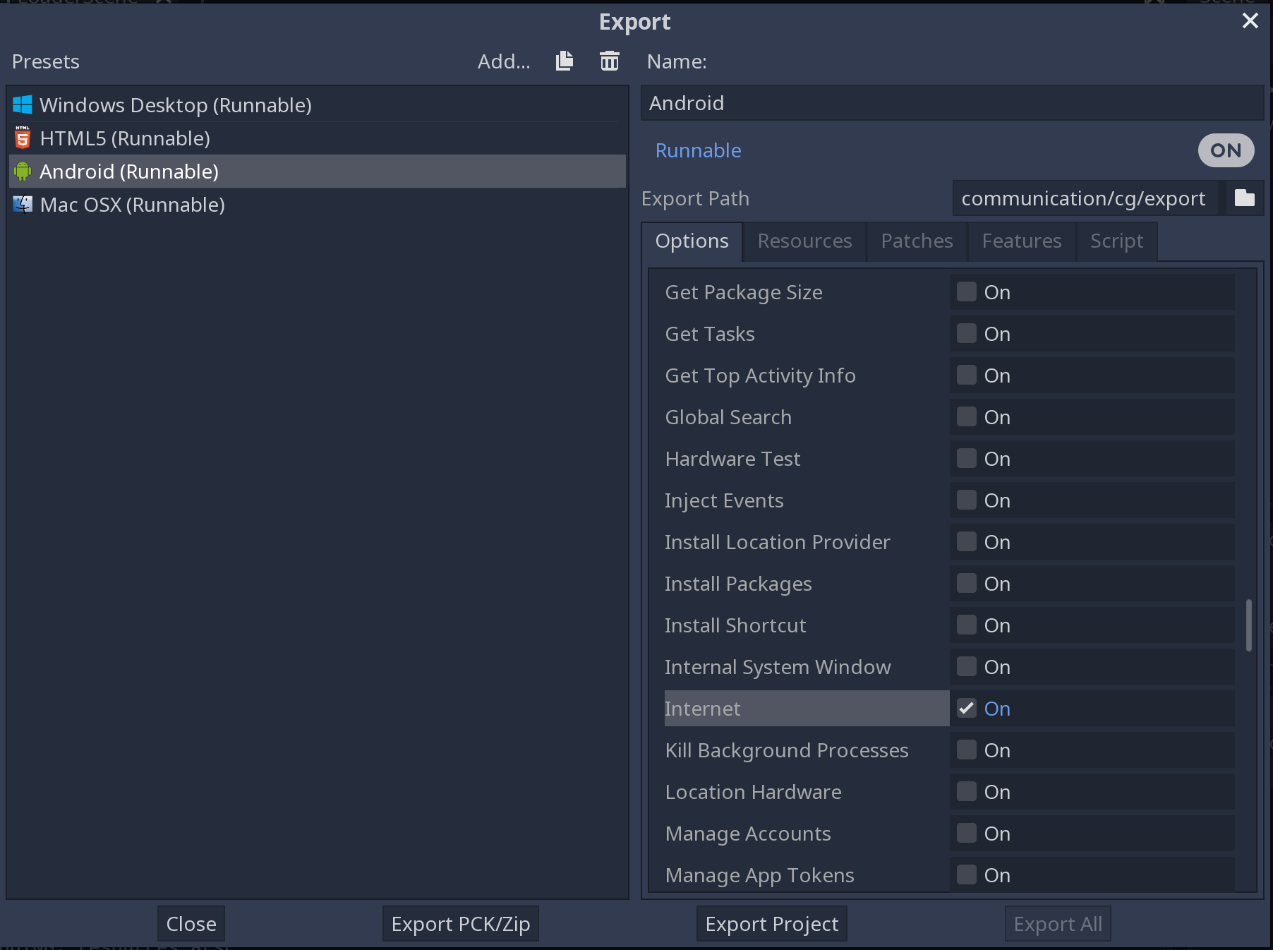 Permissions IMG